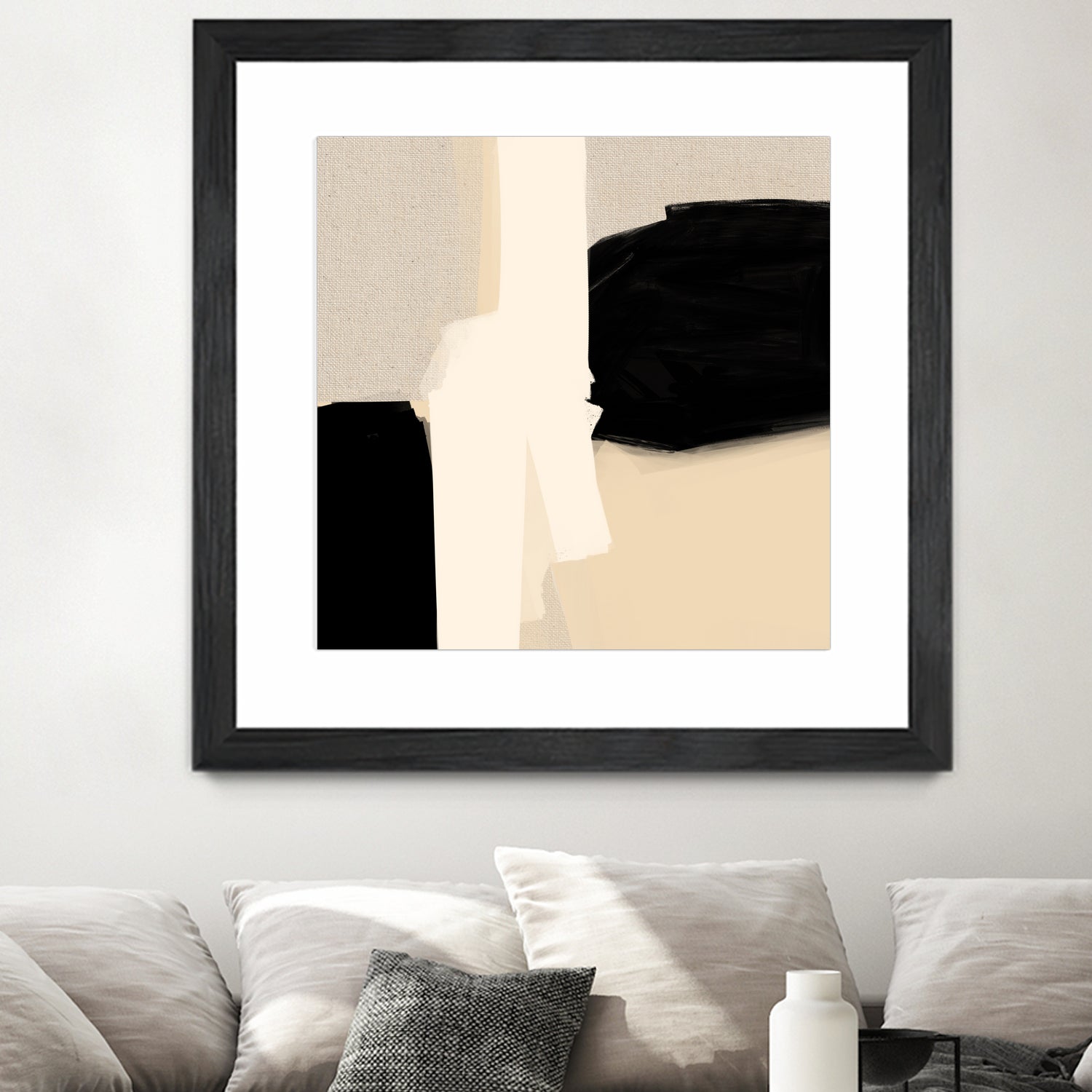 Opposites Attract 5 by Simona Gocan on GIANT ART - illustration neutral tones