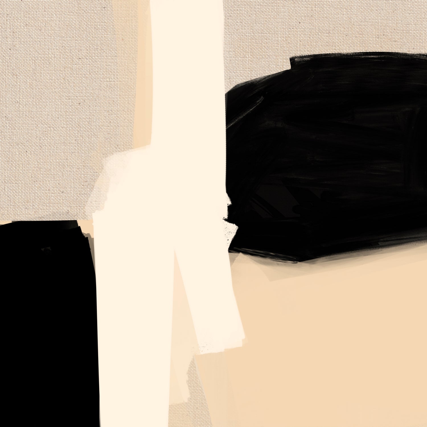 Opposites Attract 5 by Simona Gocan on GIANT ART - illustration neutral tones