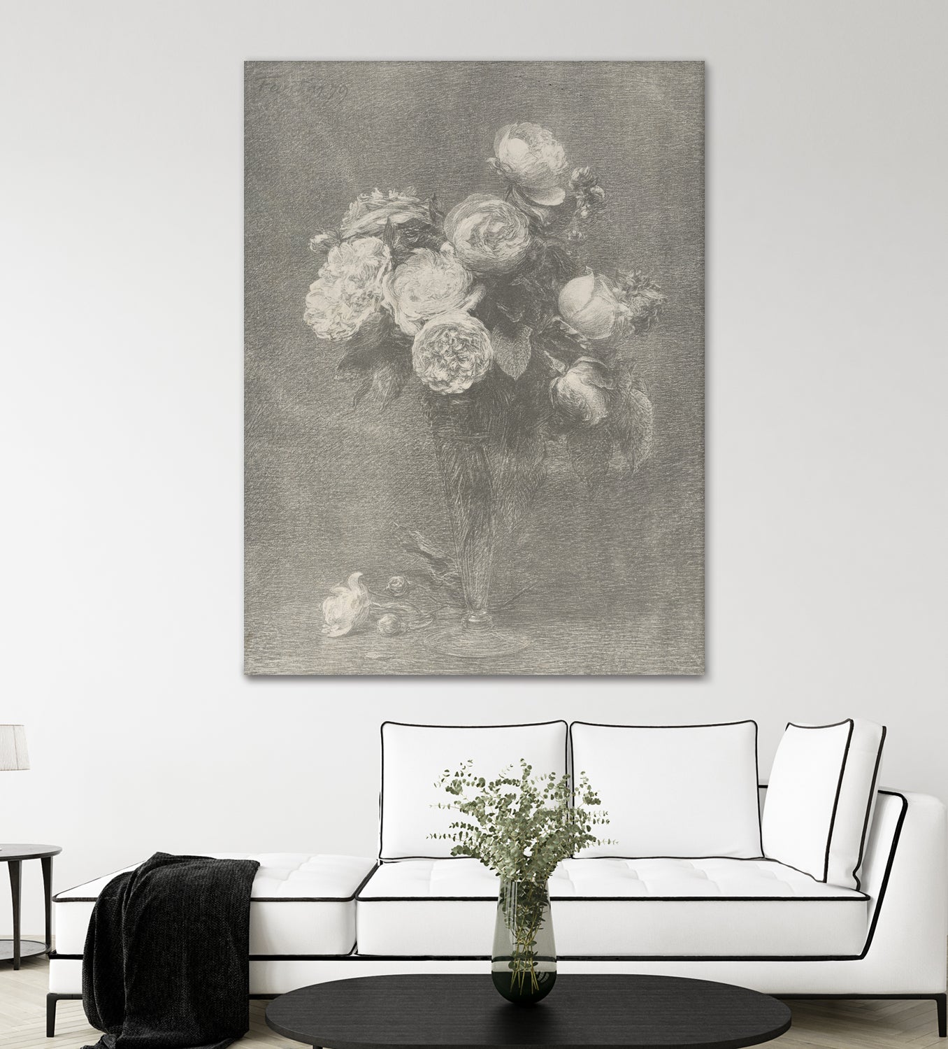 Bouquet of Roses by Henri Fantin Latour on GIANT ART -  henri fantin latour