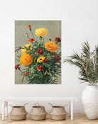 Marigolds by Ellen Thayer Fisher on GIANT ART - illustration ellen thayer fisher