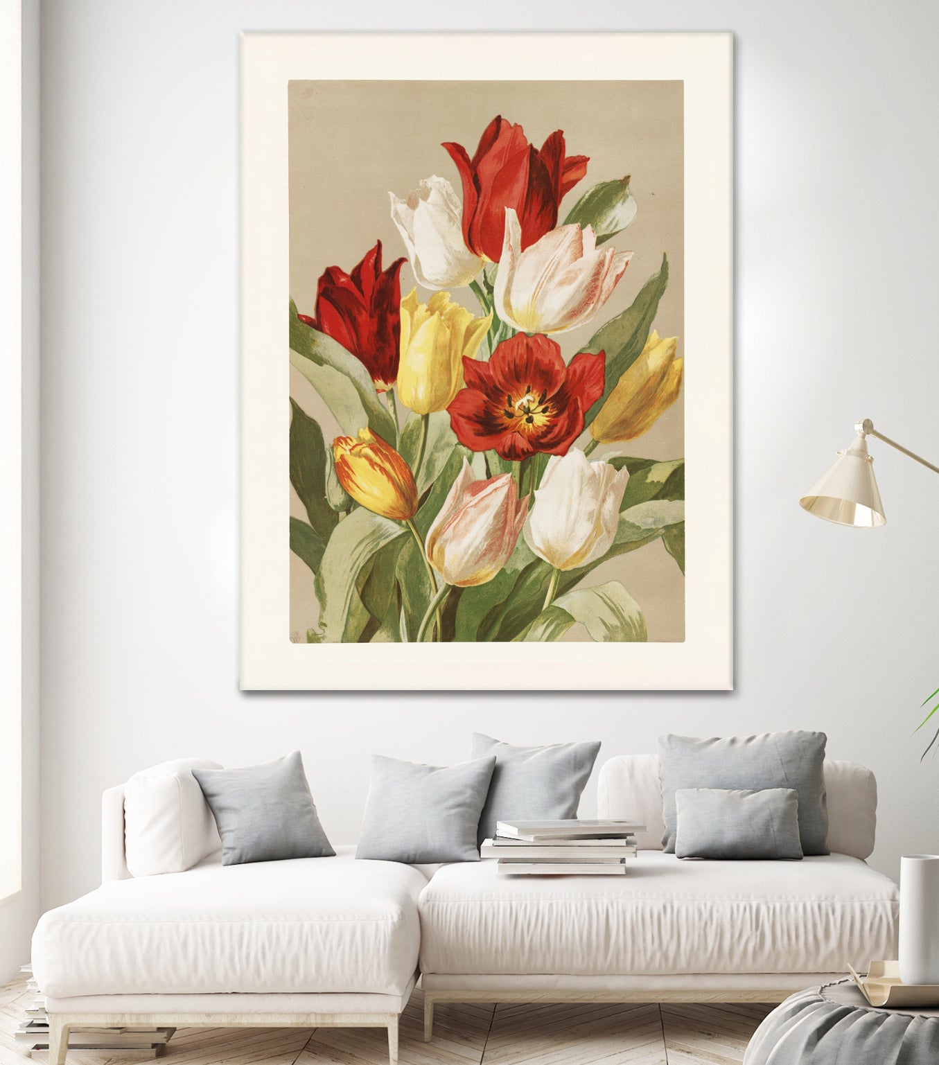 Tulips By Ellen Thayer Fisher by Pictufy on GIANT ART - illustration 