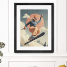 Skiing Adventure by Emel Tunaboylu on GIANT ART -  skiing25