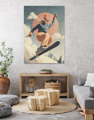 Skiing Adventure by Emel Tunaboylu on GIANT ART -  skiing25