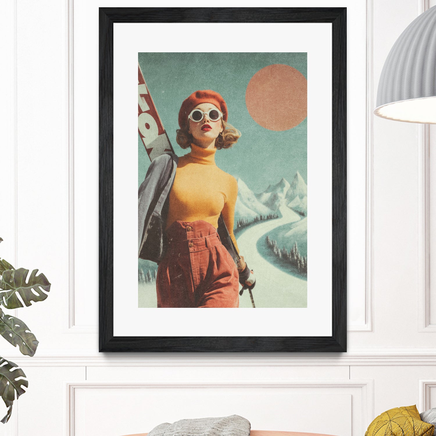 Skiing Adventure by Emel Tunaboylu on GIANT ART -  skiing25