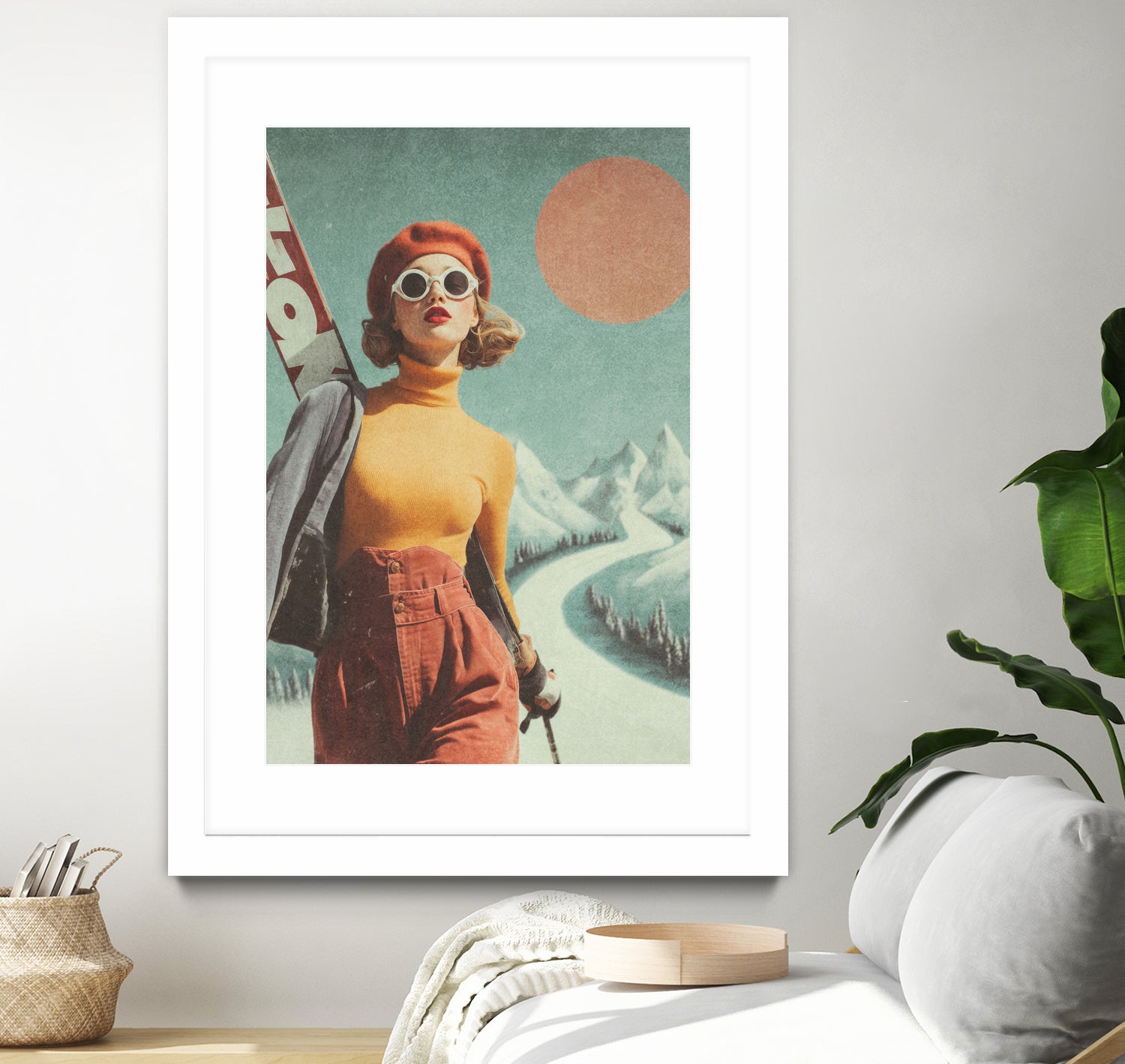 Skiing Adventure by Emel Tunaboylu on GIANT ART -  skiing25