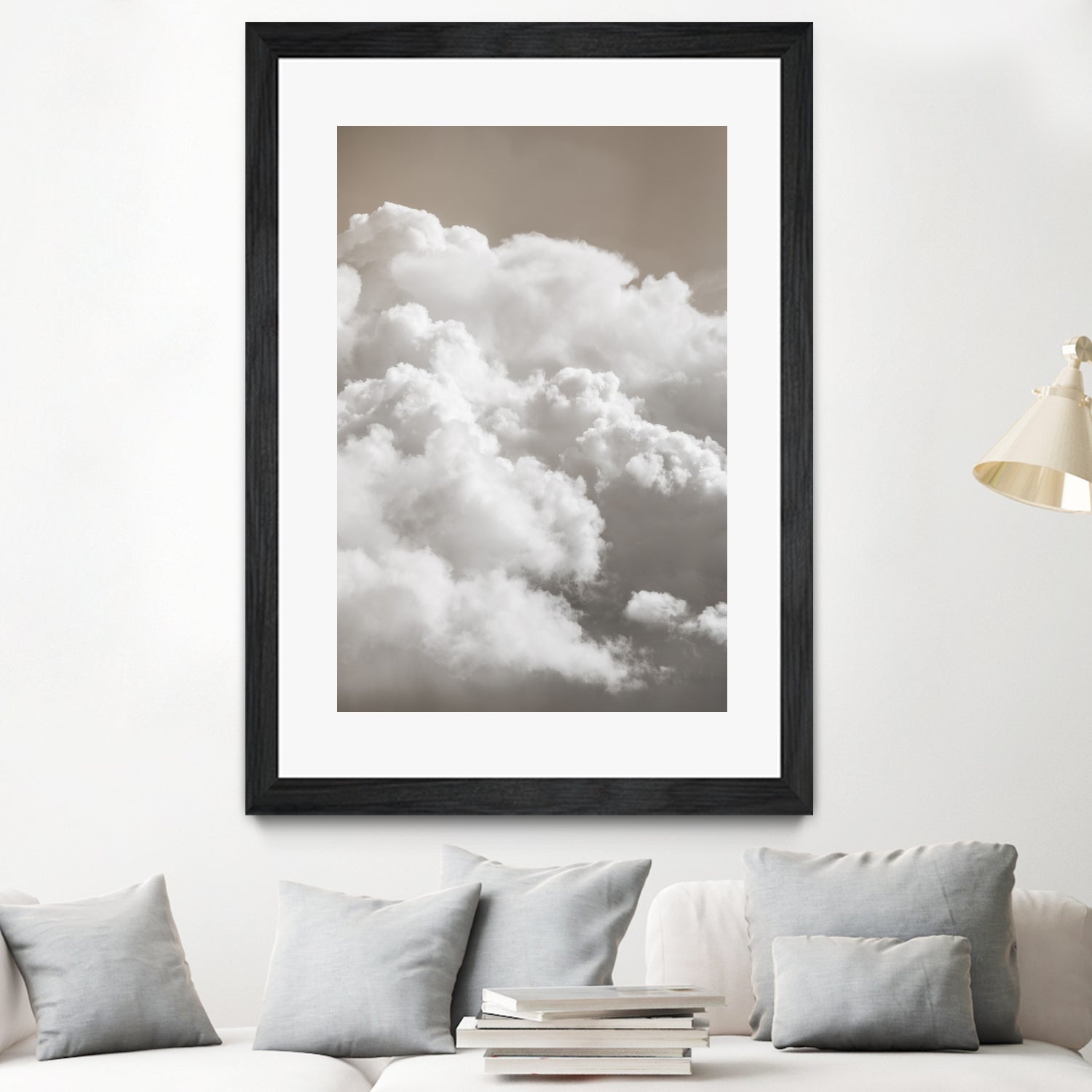 Sandy Clouds by Mareike Bohmer on GIANT ART -  cloud