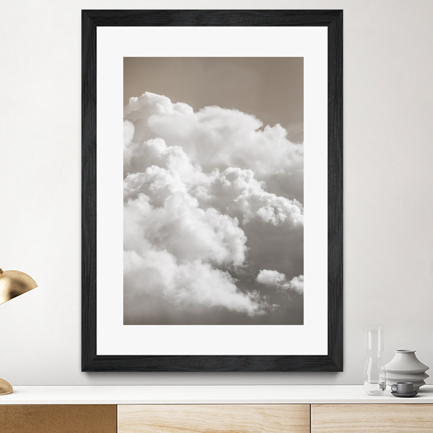Sandy Clouds by Mareike Bohmer on GIANT ART -  cloud