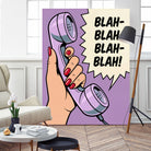 Blah Blah Blah by Andreas Magnusson on GIANT ART - illustration telephone