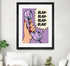 Blah Blah Blah by Andreas Magnusson on GIANT ART - illustration telephone