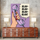 Blah Blah Blah by Andreas Magnusson on GIANT ART - illustration telephone