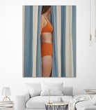 Behind the Curtains by Andreas Magnusson on GIANT ART - illustration woman