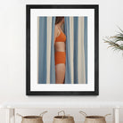 Behind the Curtains by Andreas Magnusson on GIANT ART - illustration woman