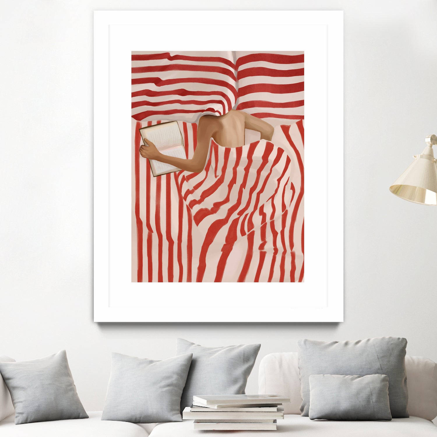 Between the Lines by Flow Line on GIANT ART - illustration stripes