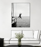 Jumping From a Boat by Andreas Magnusson on GIANT ART - photography boat