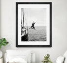 Jumping From a Boat by Andreas Magnusson on GIANT ART - photography boat