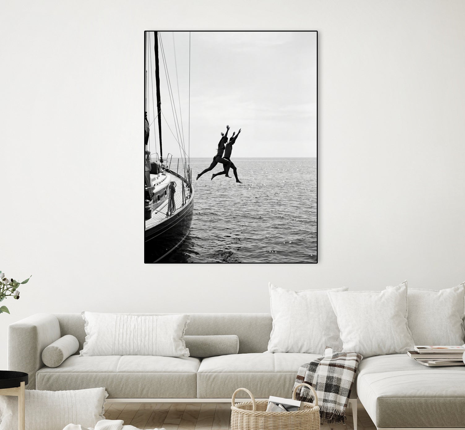 Jumping From a Boat by Andreas Magnusson on GIANT ART - photography boat