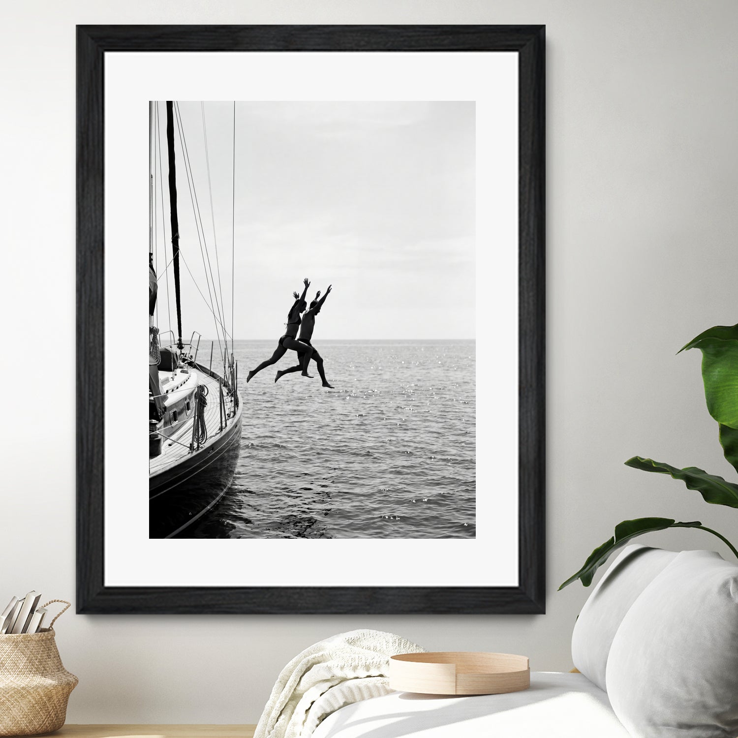 Jumping From a Boat by Andreas Magnusson on GIANT ART - photography boat