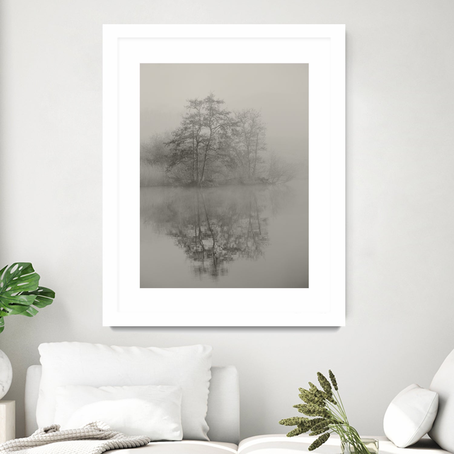 Swan lake by By PEJ on GIANT ART -  botanical 