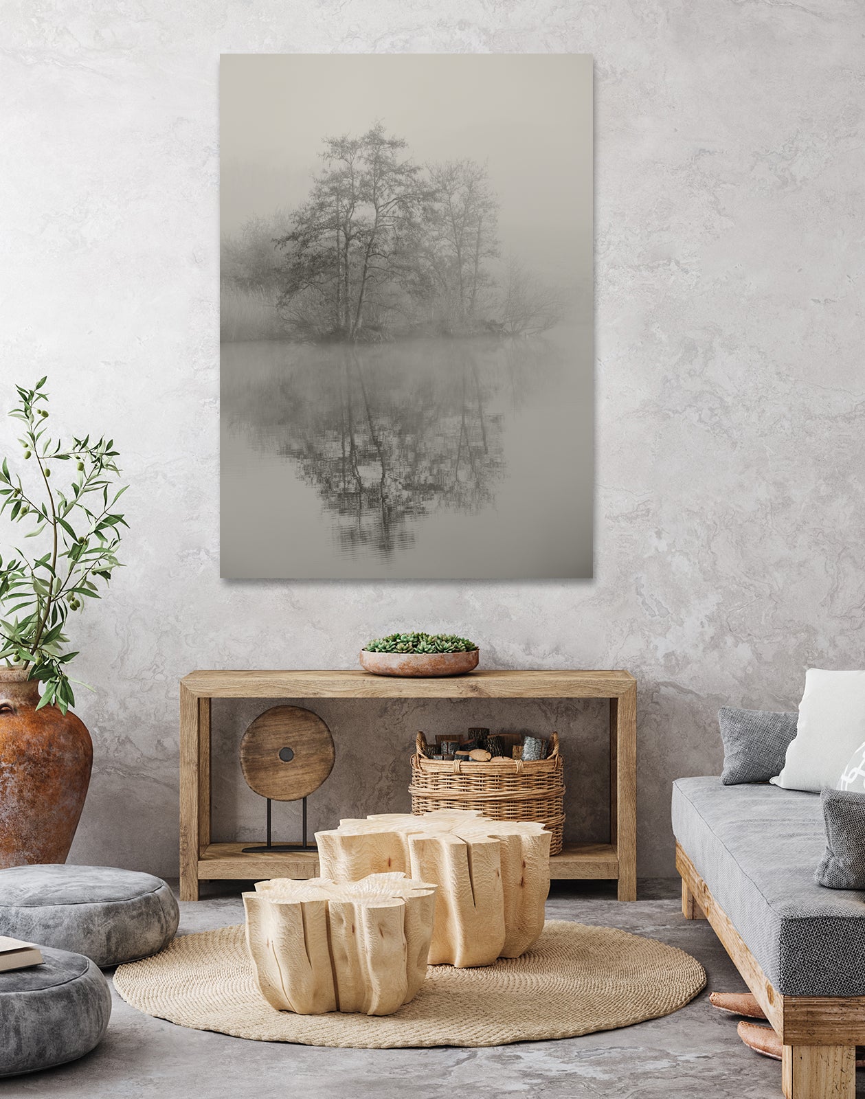 Swan lake by By PEJ on GIANT ART -  botanical 