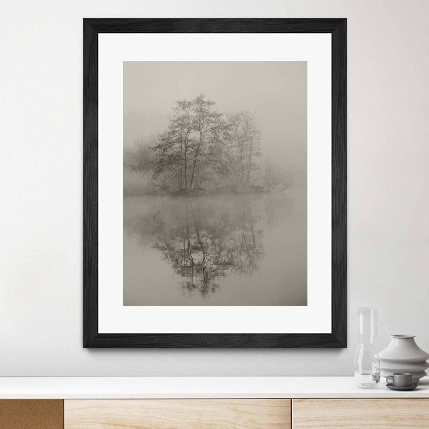 Swan lake by By PEJ on GIANT ART -  botanical 