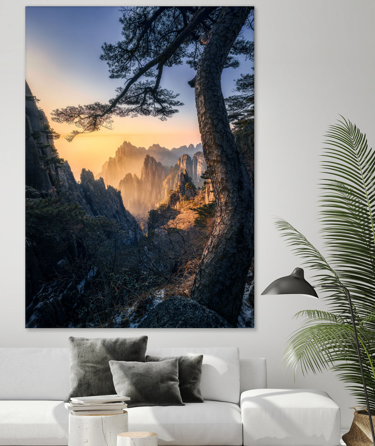 Forests towering over endless mountains by Yuan Cui on GIANT ART -  photography 