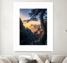 Forests towering over endless mountains by Yuan Cui on GIANT ART -  photography 