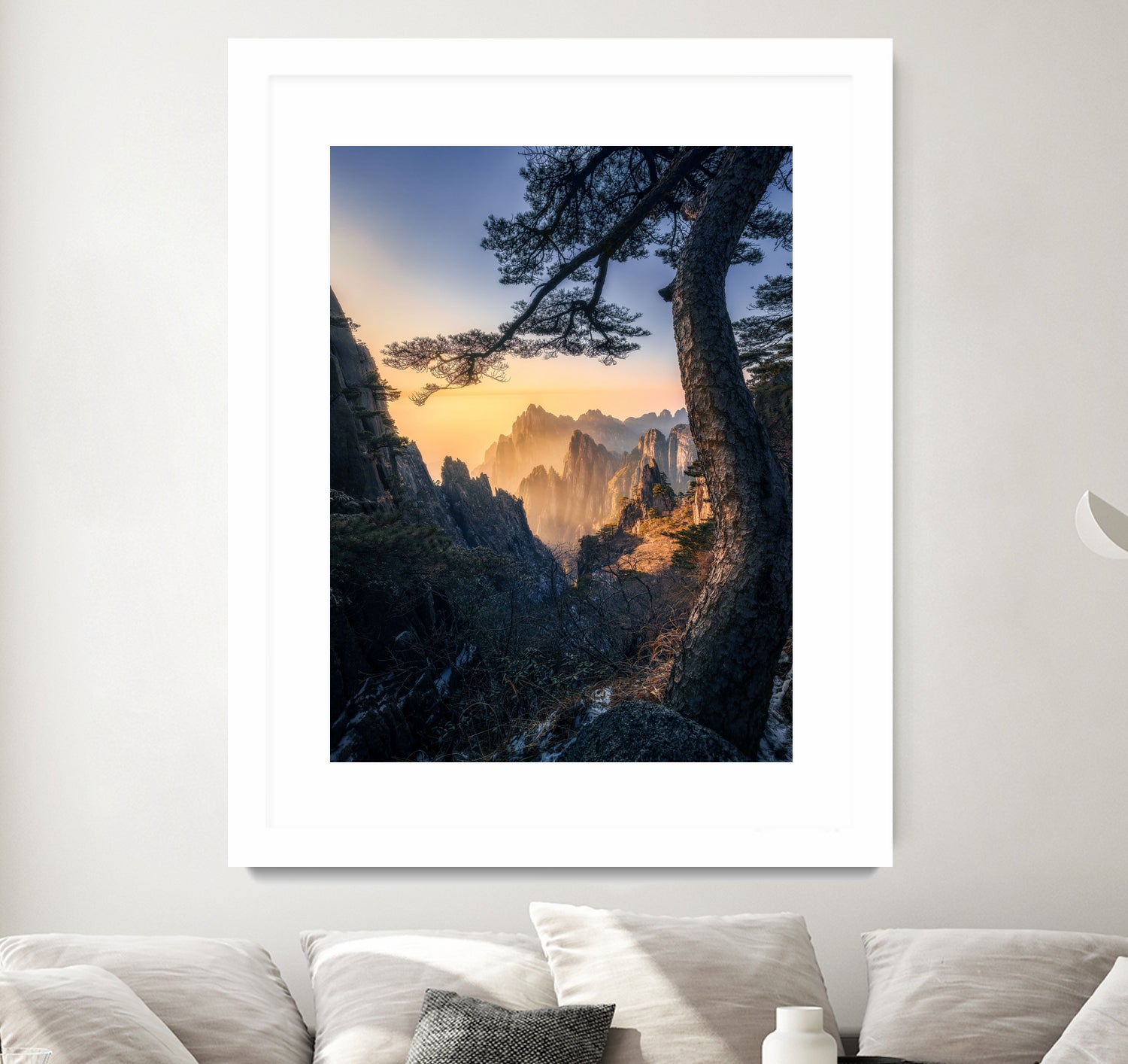 Forests towering over endless mountains by Yuan Cui on GIANT ART -  photography 