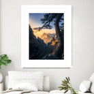 Forests towering over endless mountains by Yuan Cui on GIANT ART -  photography 