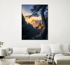 Forests towering over endless mountains by Yuan Cui on GIANT ART -  photography 