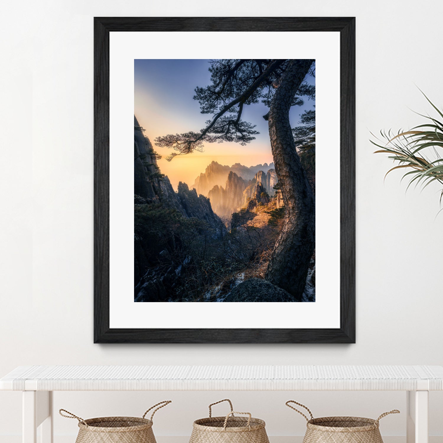 Forests towering over endless mountains by Yuan Cui on GIANT ART -  photography 