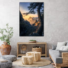 Forests towering over endless mountains by Yuan Cui on GIANT ART -  photography 