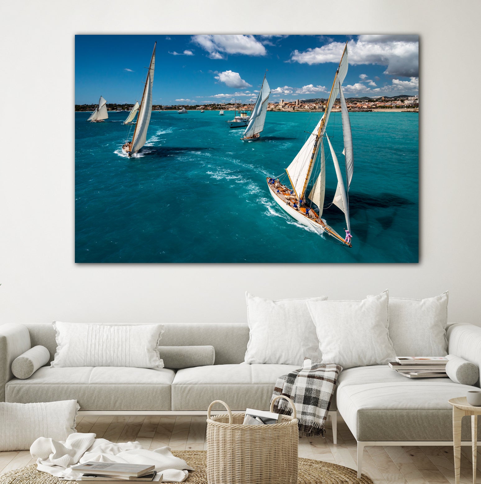 Race start by Marc Pelissier on GIANT ART - sailboats photography sailboats