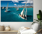 Race start by Marc Pelissier on GIANT ART - sailboats photography sailboats
