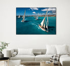 Race start by Marc Pelissier on GIANT ART - sailboats photography sailboats