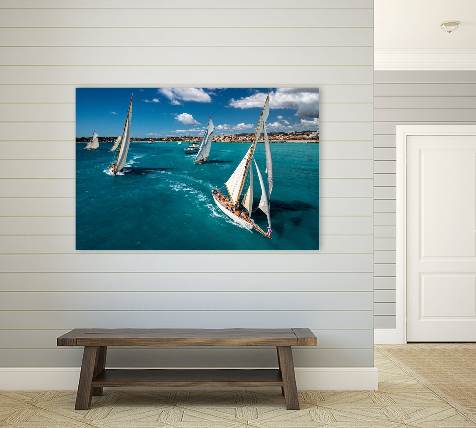 Race start by Marc Pelissier on GIANT ART - sailboats photography sailboats