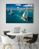 Race start by Marc Pelissier on GIANT ART - sailboats photography sailboats