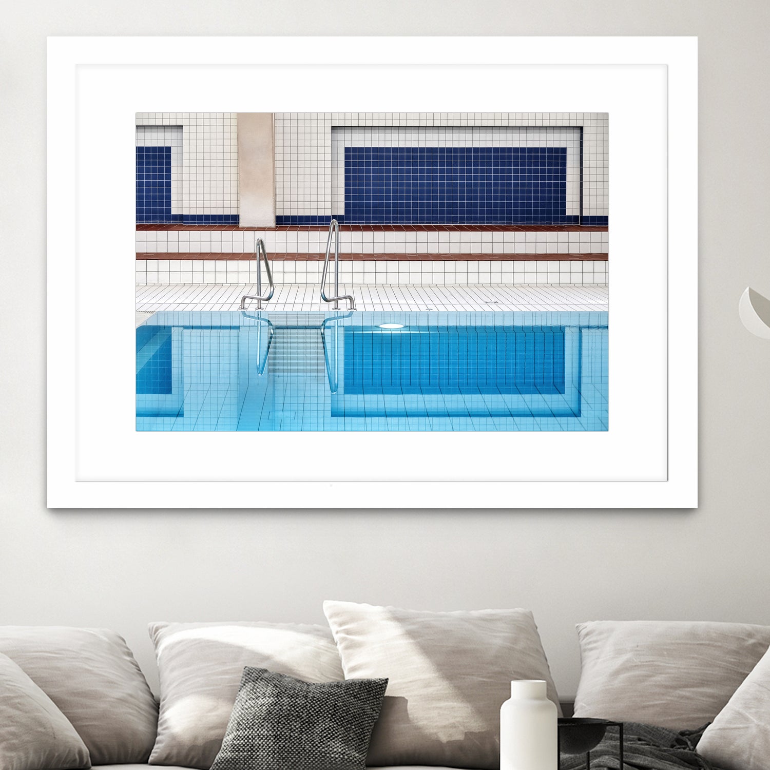 swimming by Renate on GIANT ART - abstract indoor