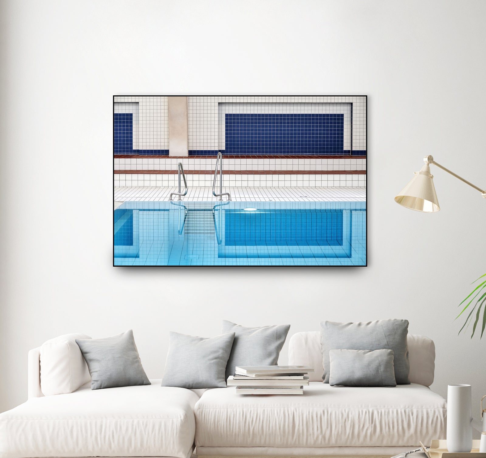 swimming by Renate on GIANT ART - abstract indoor