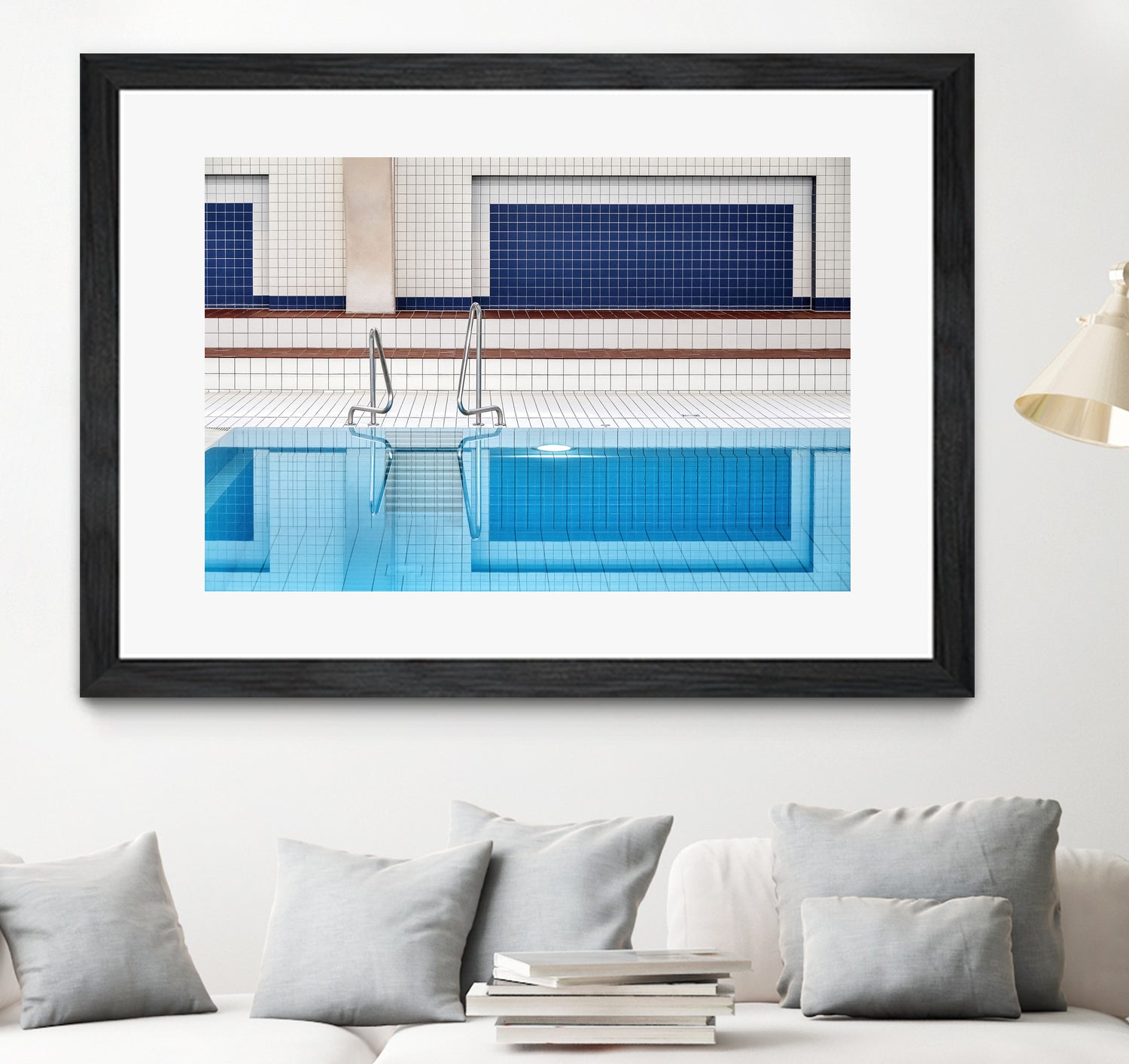 swimming by Renate on GIANT ART - abstract indoor