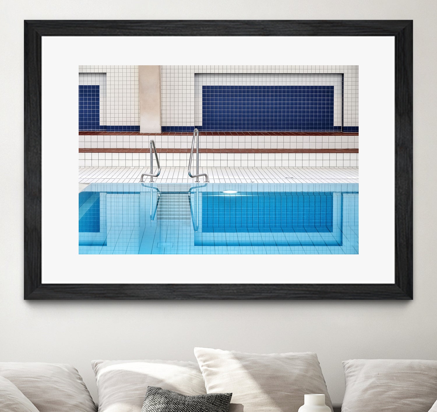 swimming by Renate on GIANT ART - abstract indoor