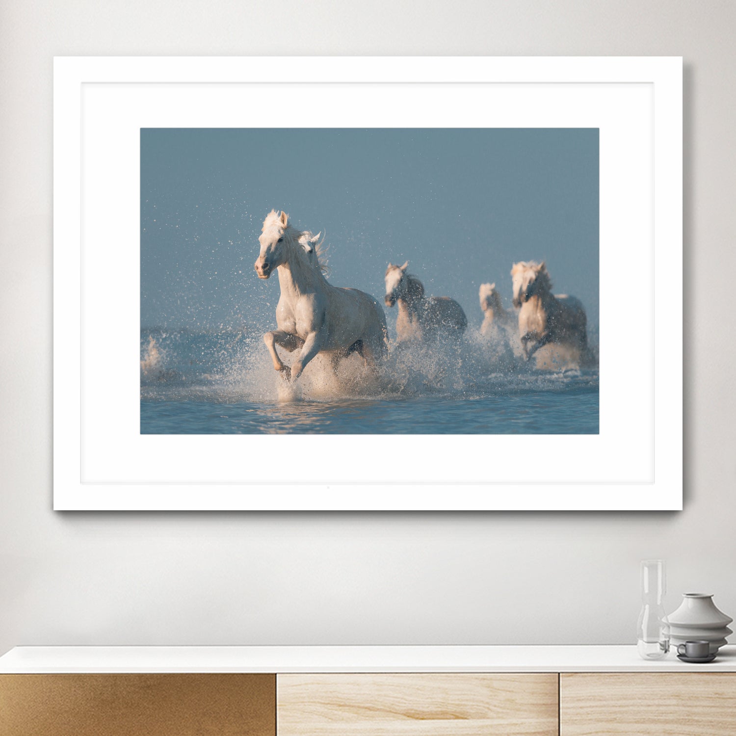 Angels of Camargue by Rostovskiy on GIANT ART - animals horse