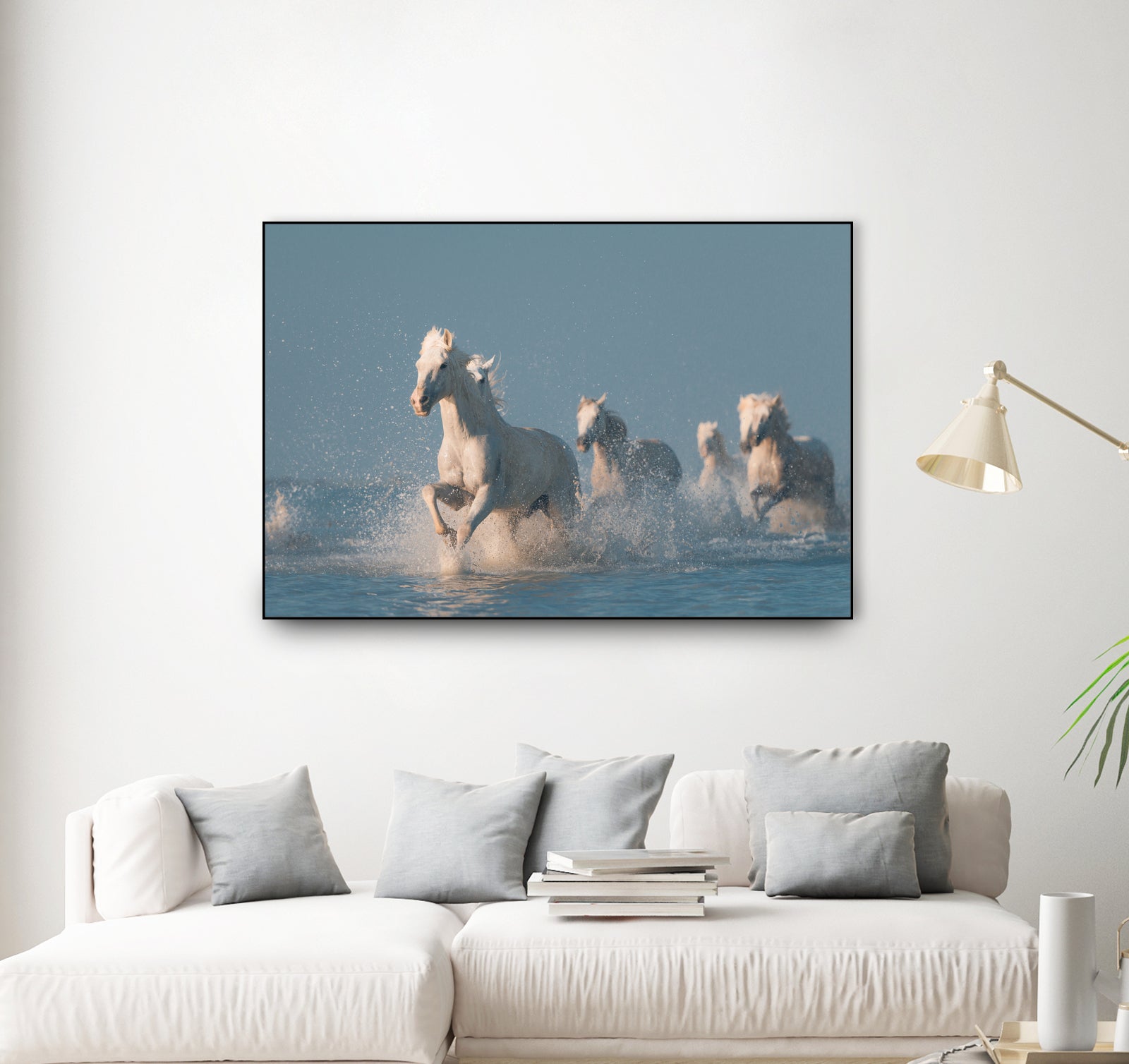 Angels of Camargue by Rostovskiy on GIANT ART - animals horse