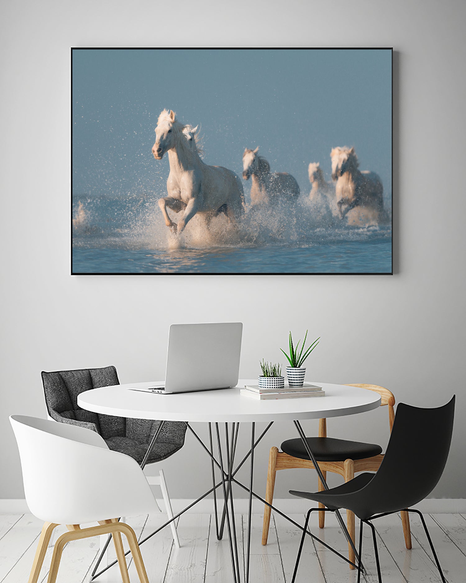 Angels of Camargue by Rostovskiy on GIANT ART - animals horse