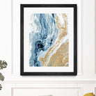 Blue Quartz Top by Susan Bryant on GIANT ART - photography blue