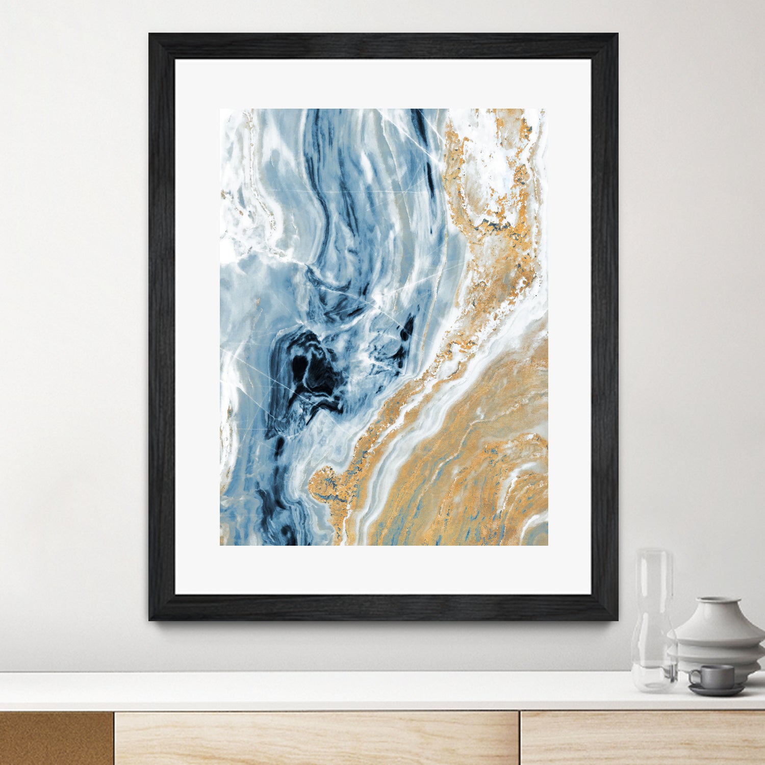 Blue Quartz Top by Susan Bryant on GIANT ART - photography blue