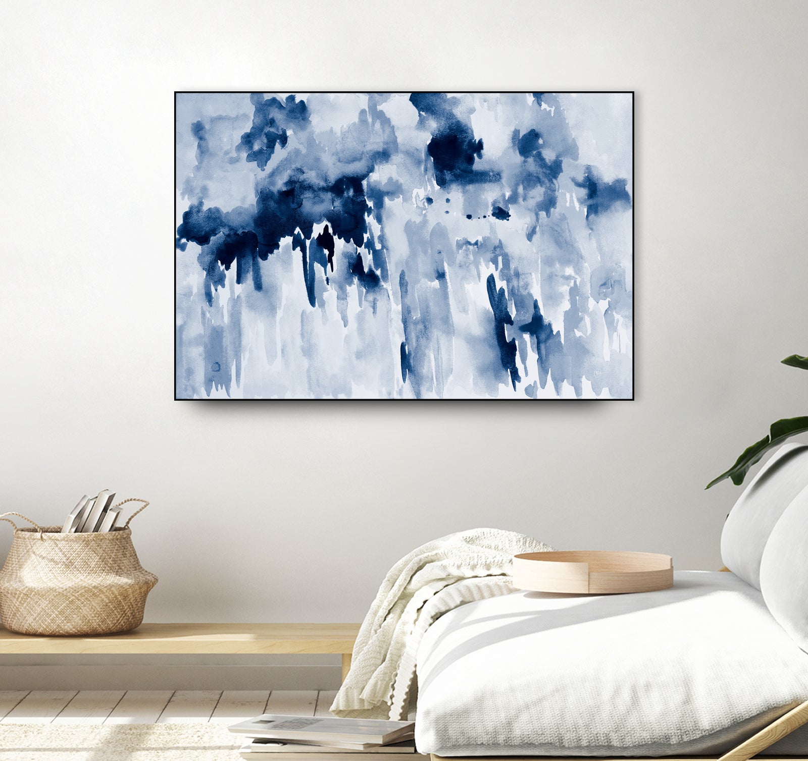 Blueberry Splatter Abstract by Kat Papa on GIANT ART - abstract blueberry