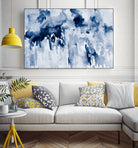 Blueberry Splatter Abstract by Kat Papa on GIANT ART - abstract blueberry