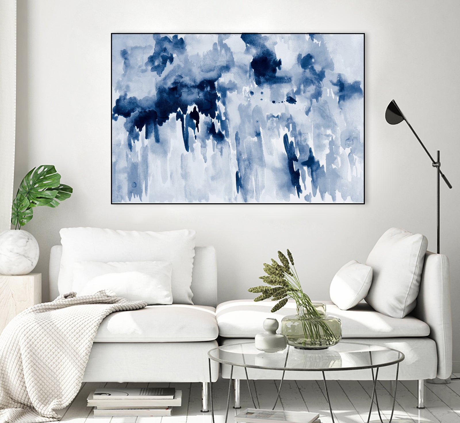 Blueberry Splatter Abstract by Kat Papa on GIANT ART - abstract blueberry