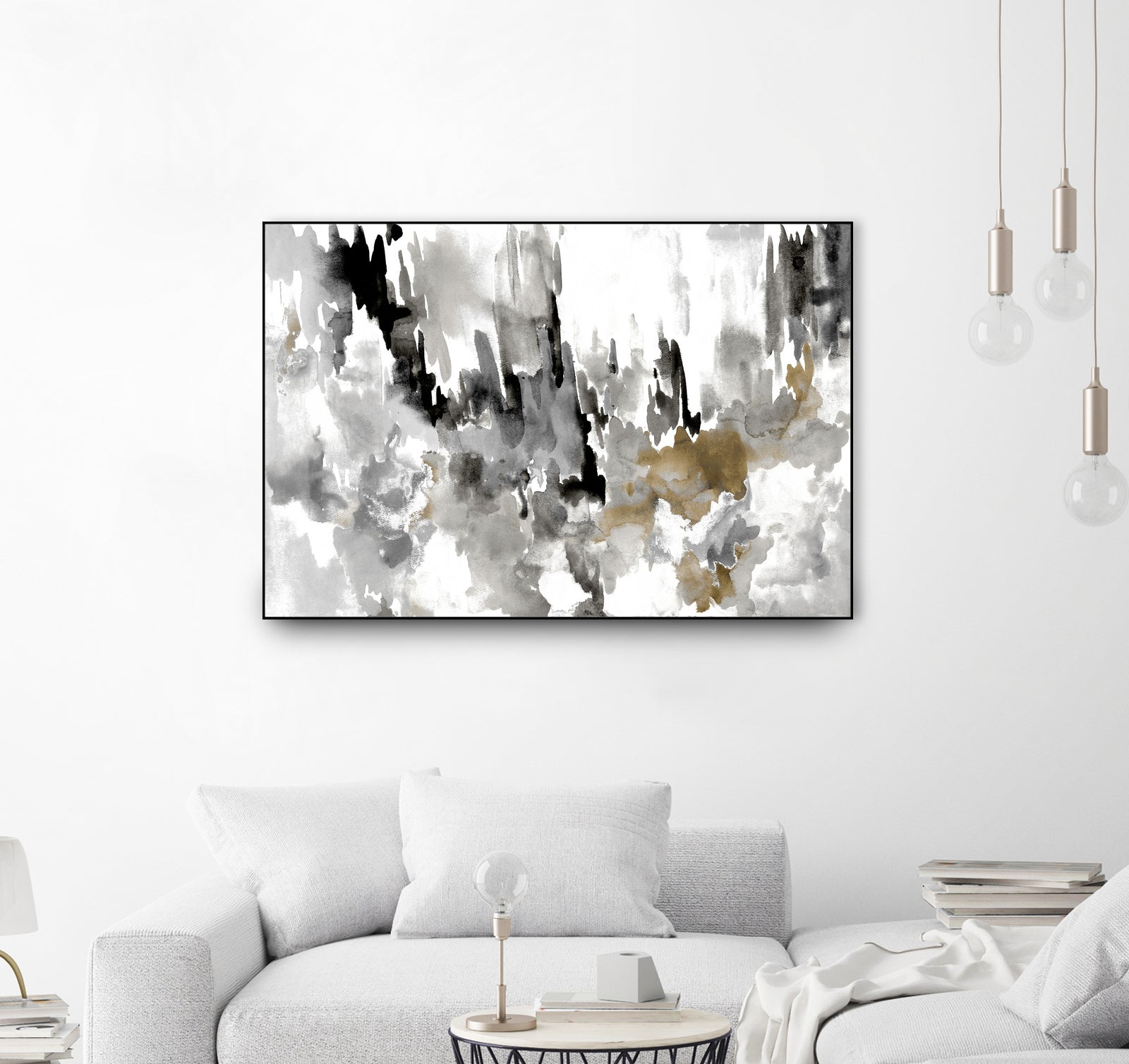 Neutral Splatter by Kat Papa on GIANT ART - abstract neutral