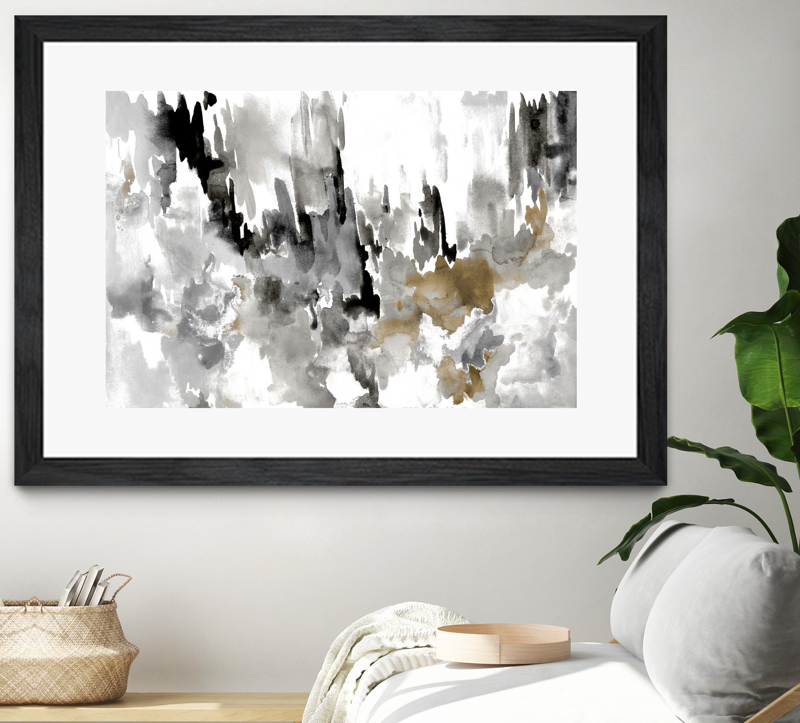 Neutral Splatter by Kat Papa on GIANT ART - abstract neutral